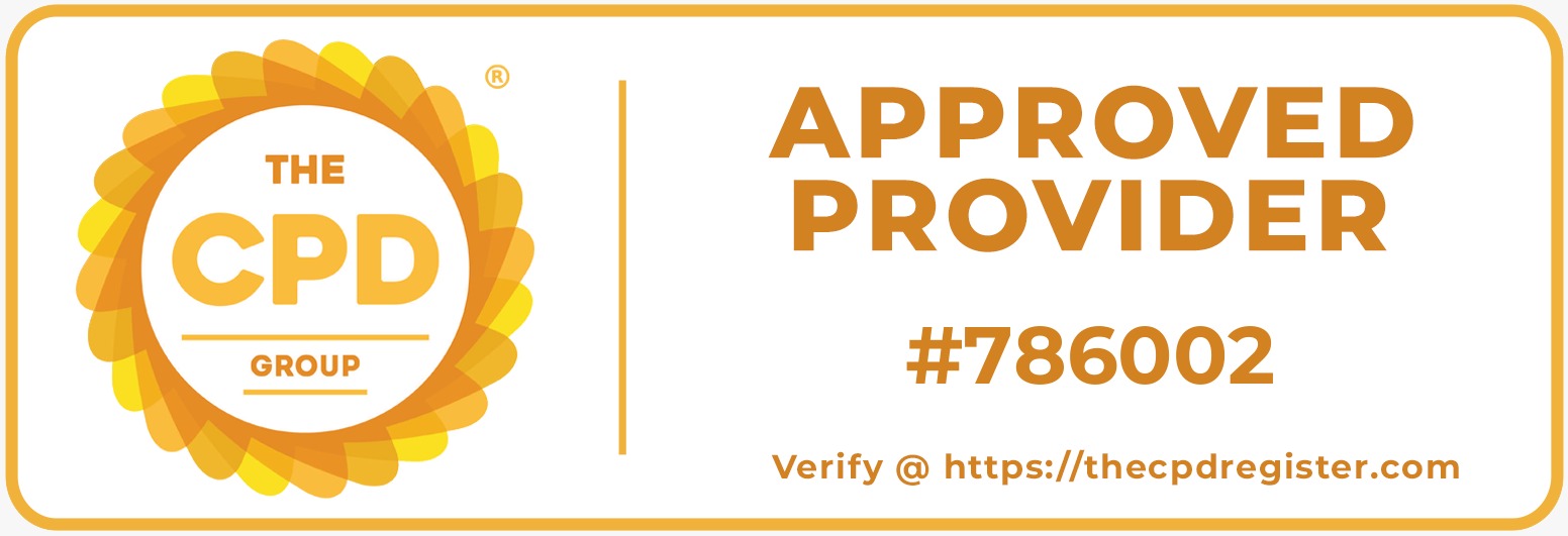 The CPD Group Approved Provider number 786002
